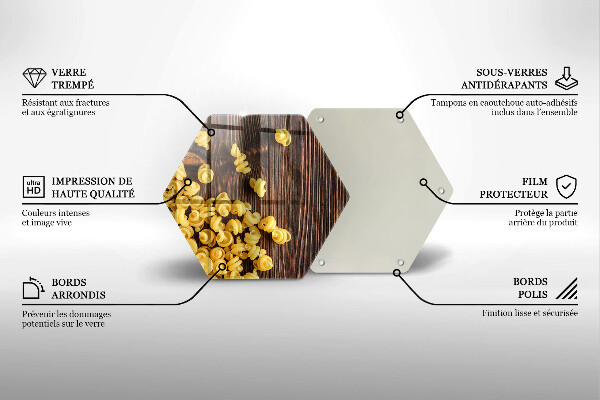 Skleněná deska do kuchyně Těstoviny na stole