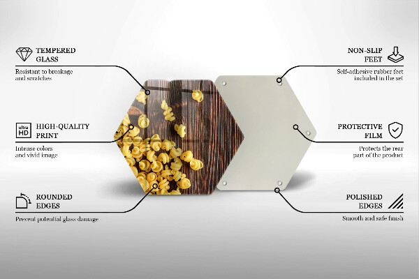 Skleněná deska do kuchyně Těstoviny na stole