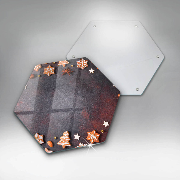 Skleněná deska do kuchyně Perníkové vánoce