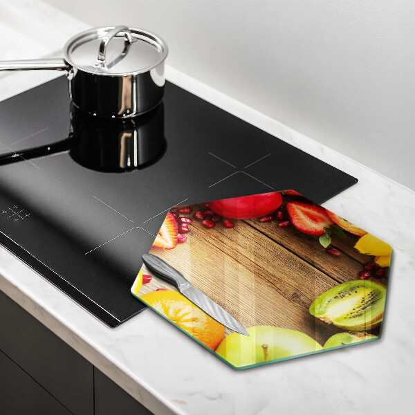 Skleněná deska do kuchyně Čerstvé ovoce