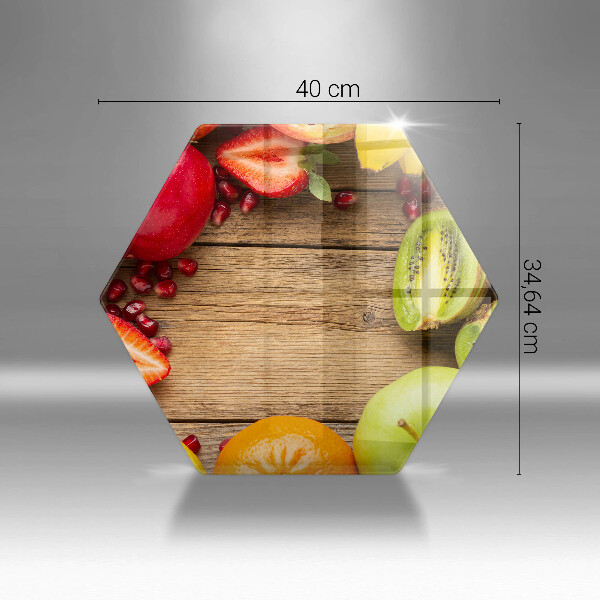 Skleněná deska do kuchyně Čerstvé ovoce