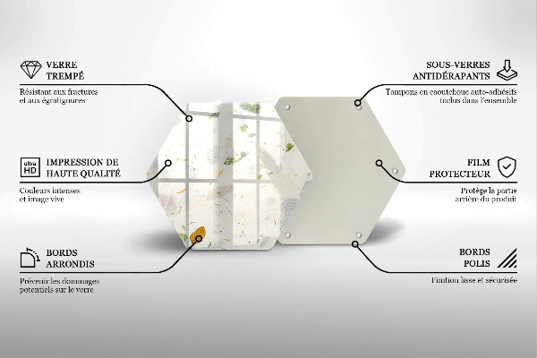 Skleněná deska do kuchyně Padající listy