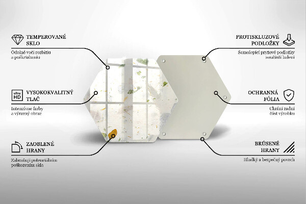 Skleněná deska do kuchyně Padající listy