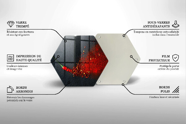 Skleněná krájecí deska Čili paprička