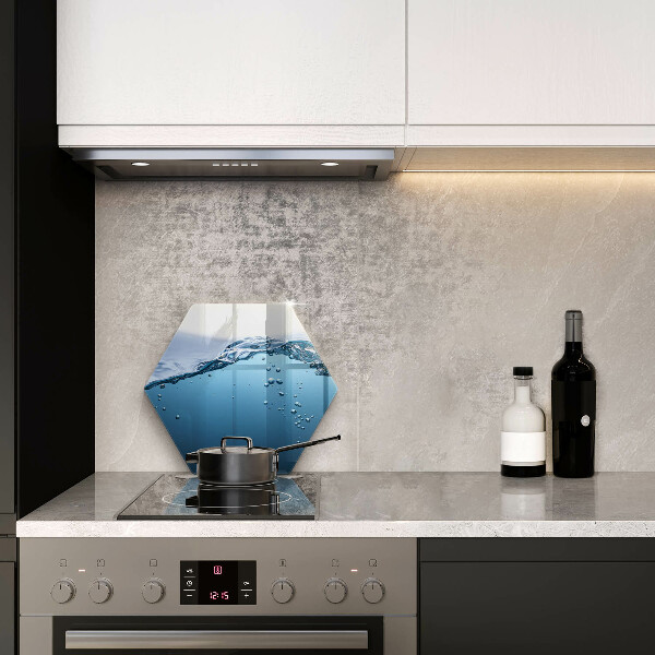 Skleněná deska do kuchyně Modrá voda