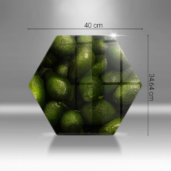 Skleněná deska do kuchyně Ovoce avokádo