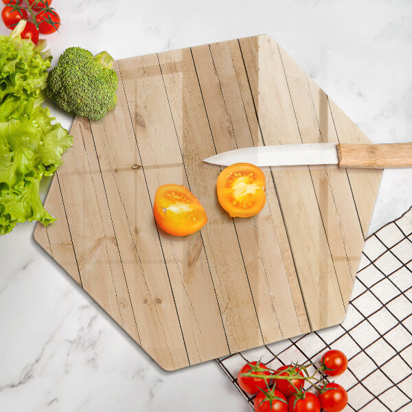 Skleněné krájecí prkénko Jemné dřevěné desky