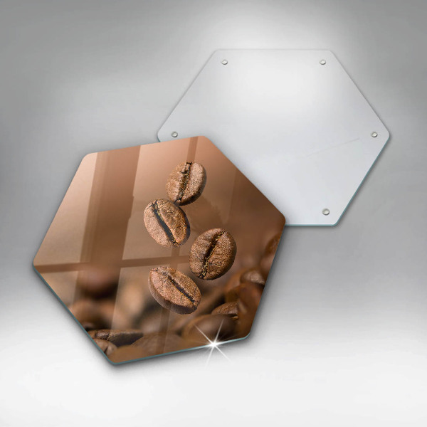 Skleněné krájecí prkénko Kávová zrna