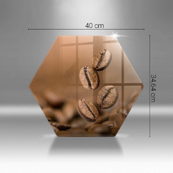 Skleněné krájecí prkénko Kávová zrna