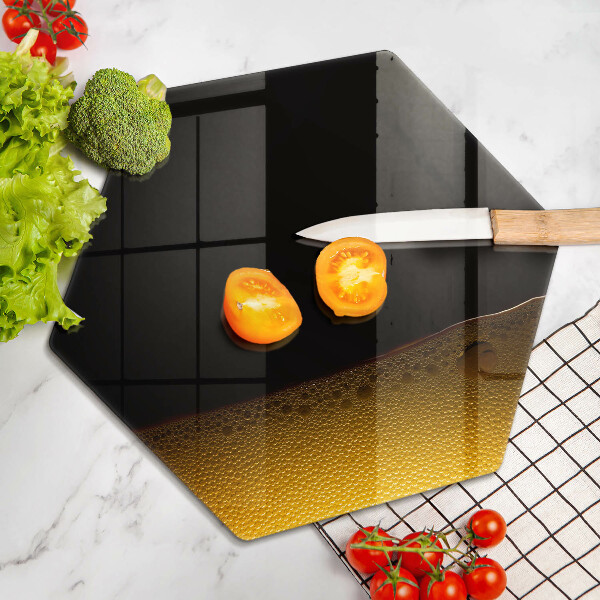 Skleněná deska do kuchyně Sycené pivo