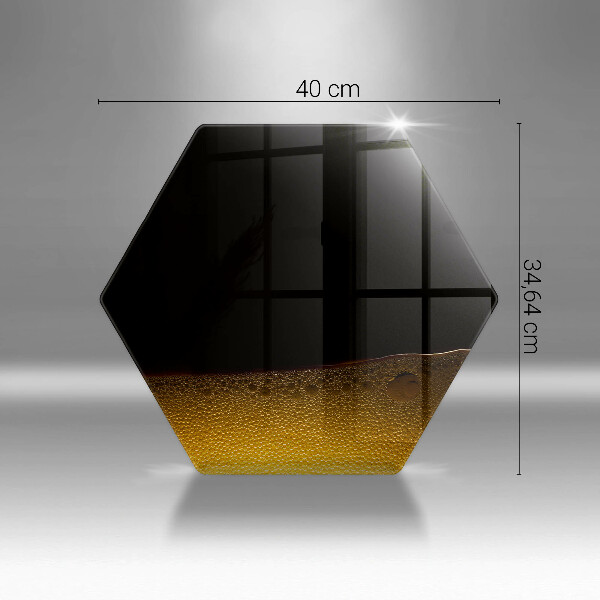 Skleněná deska do kuchyně Sycené pivo