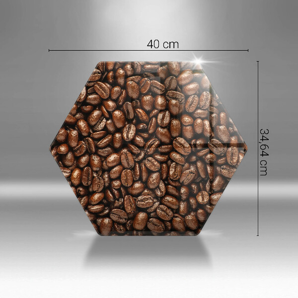 Skleněná deska do kuchyně Kávová zrna