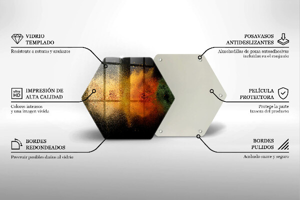 Skleněná deska do kuchyně Barevné koření