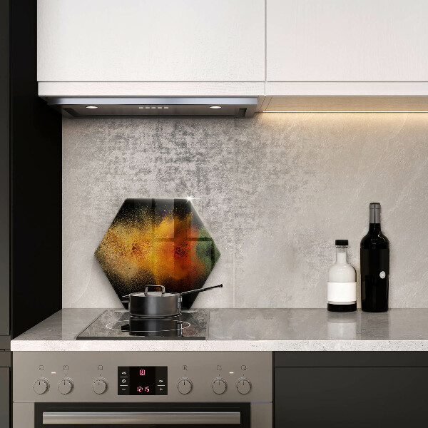 Skleněná deska do kuchyně Barevné koření