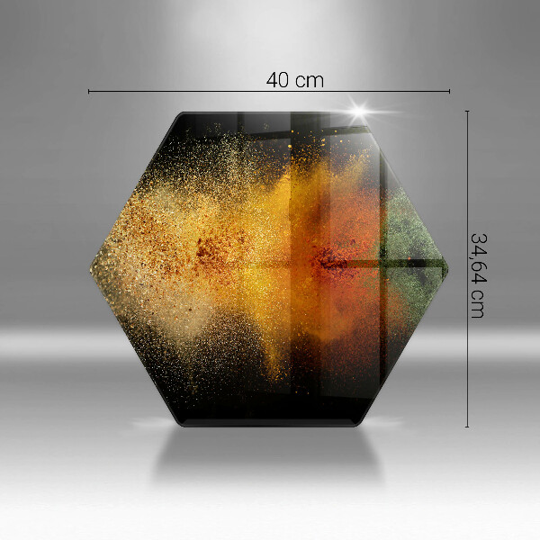 Skleněná deska do kuchyně Barevné koření