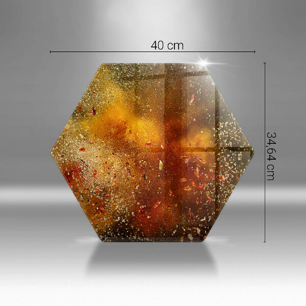 Skleněná deska do kuchyně Barevné koření