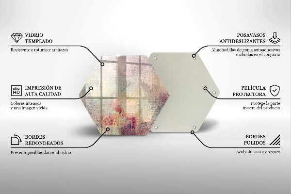 Skleněná krájecí deska Malování textury pozadí