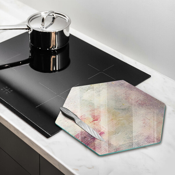 Skleněná krájecí deska Malování textury pozadí