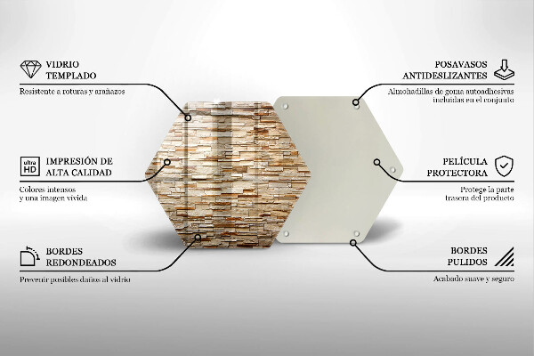 Skleněná deska do kuchyně Textura dekorativních kamenů