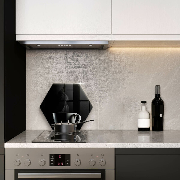 Skleněná deska do kuchyně Šálek čaje