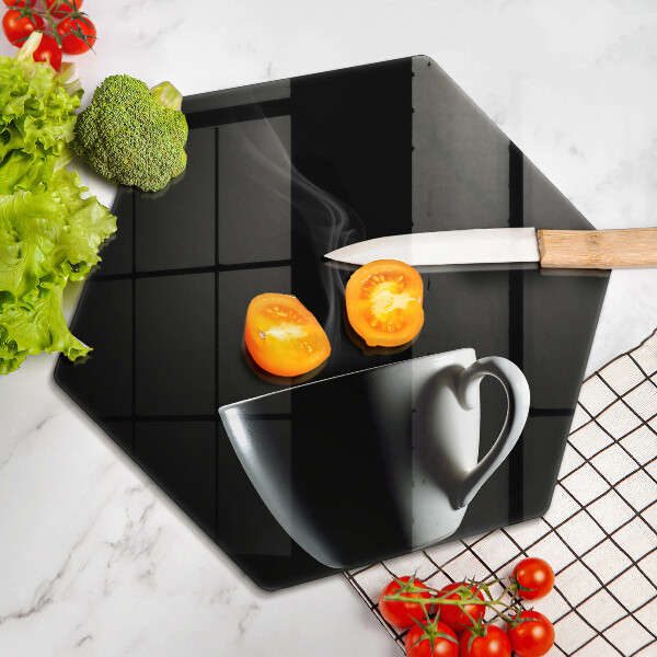 Skleněná deska do kuchyně Šálek čaje