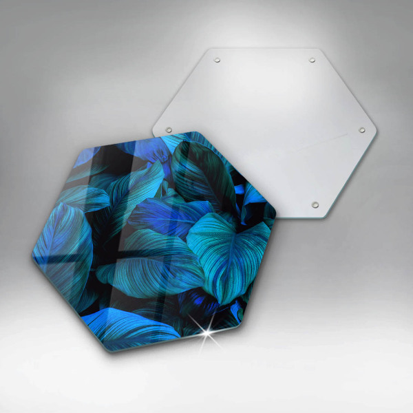 Skleněná krájecí deska Listí vegetace v džungli