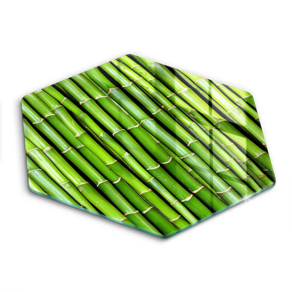 Skleněná deska do kuchyně Přírodní bambusy
