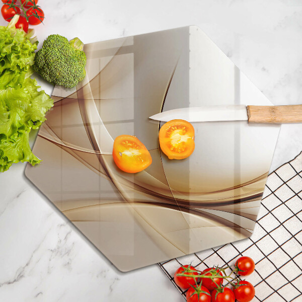 Skleněná deska do kuchyně Abstraktní tvary