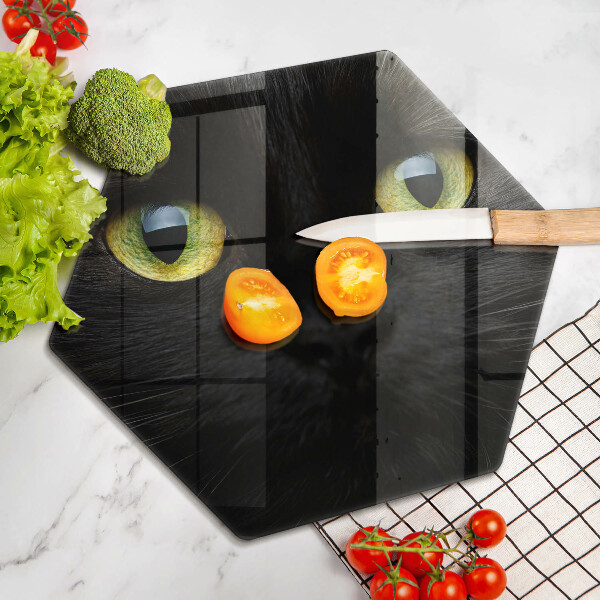 Skleněná deska do kuchyně Zvířecí kočičí oči