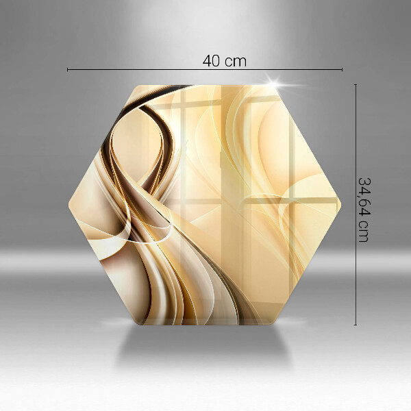 Skleněná deska do kuchyně Abstrakce kouře