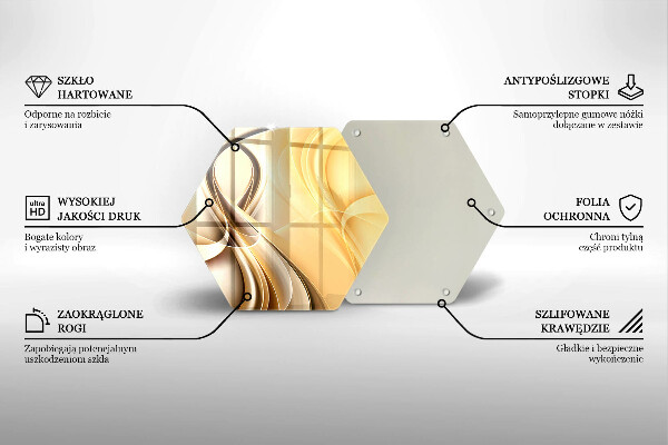 Skleněná deska do kuchyně Abstrakce kouře