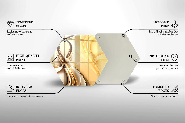 Skleněná deska do kuchyně Abstrakce kouře