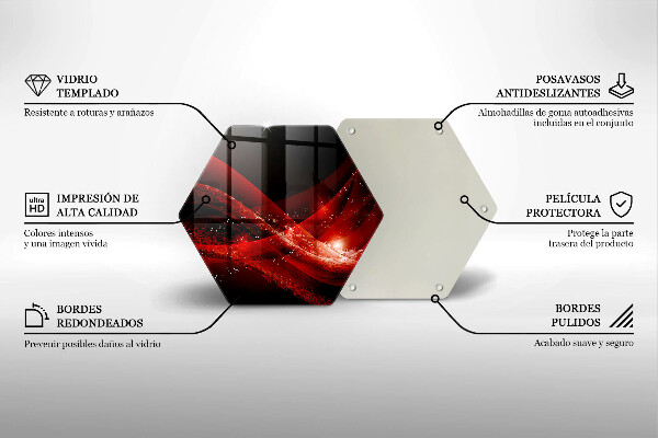 Skleněná deska do kuchyně Moderní abstrakce