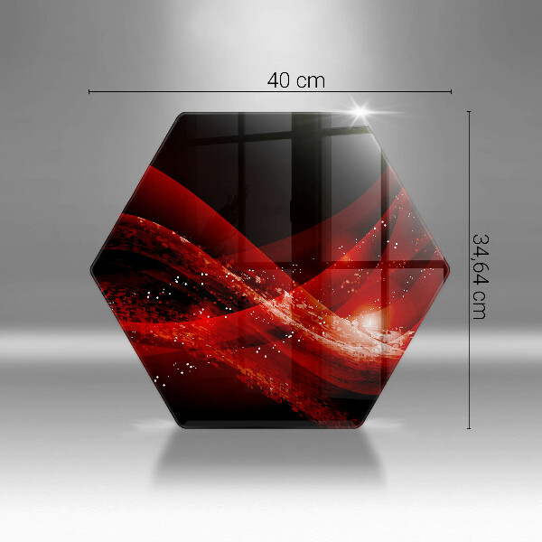 Skleněná deska do kuchyně Moderní abstrakce