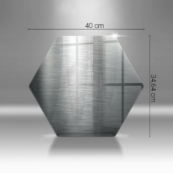 Skleněná deska do kuchyně Kovová textura