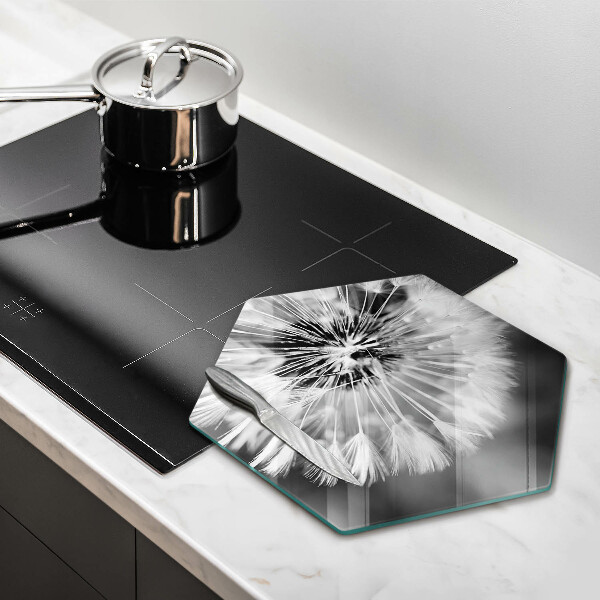 Skleněná deska do kuchyně Jemná pampeliška