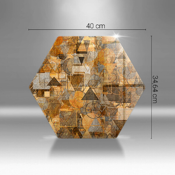 Skleněná krájecí deska Vzor bezešvé geometrických obrazců