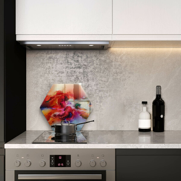 Skleněná krájecí deska Kouřová abstrakce