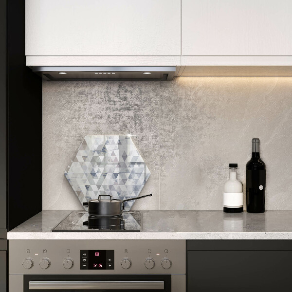 Skleněná krájecí deska Vzor trojúhelníků