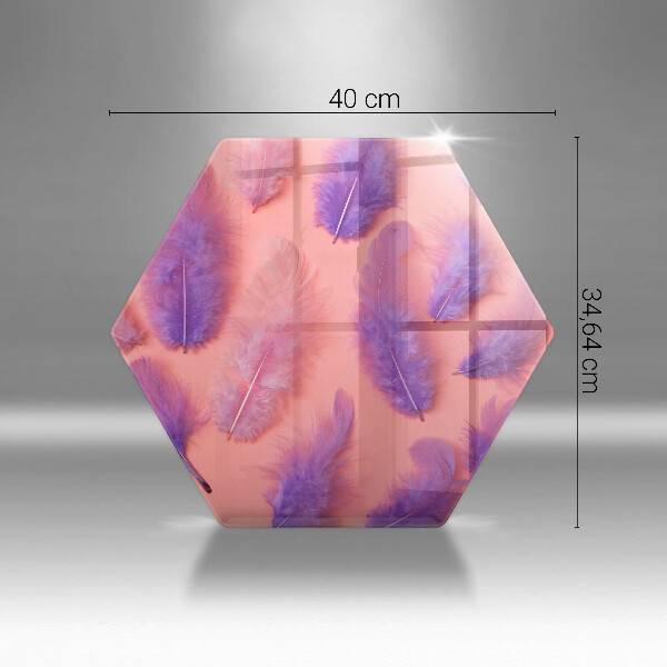 Skleněná deska do kuchyně Nadýchané peří