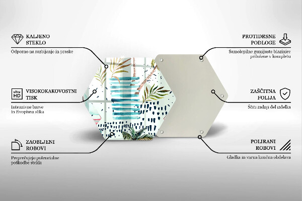 Skleněná deska do kuchyně Prázdninové ilustrace