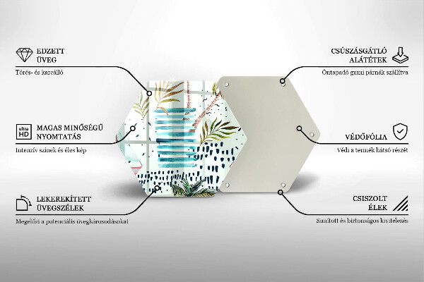 Skleněná deska do kuchyně Prázdninové ilustrace