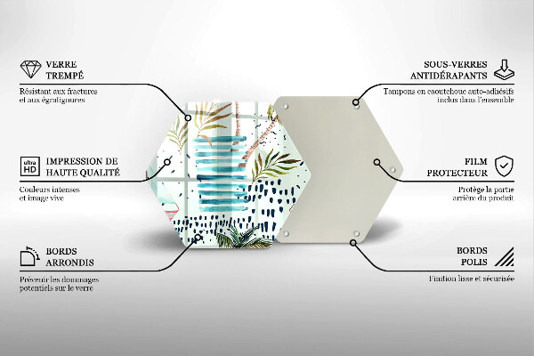 Skleněná deska do kuchyně Prázdninové ilustrace