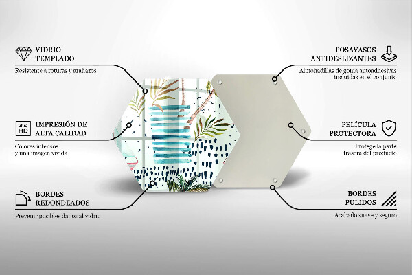 Skleněná deska do kuchyně Prázdninové ilustrace