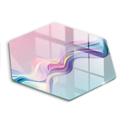 Skleněná deska do kuchyně Pastelové abstrakce