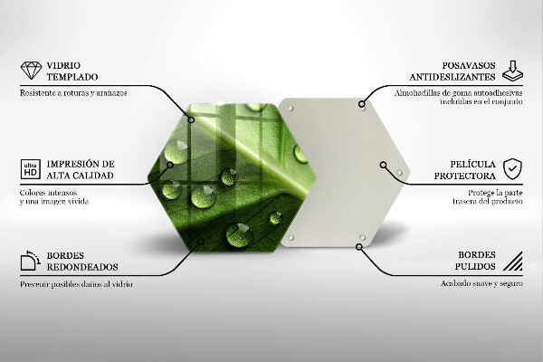 Skleněná deska do kuchyně Příroda rosa a list