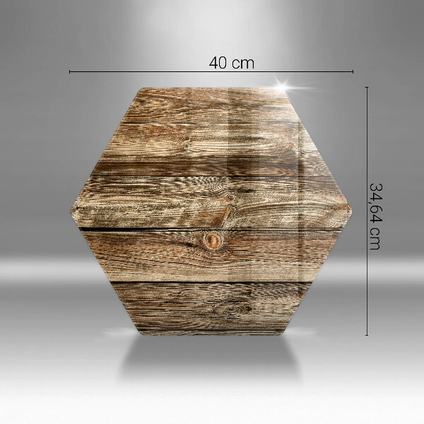 Skleněná deska do kuchyně Textura dřevěného prkna