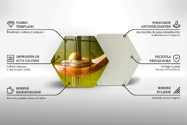 Skleněná deska do kuchyně Olivový olej a olivy