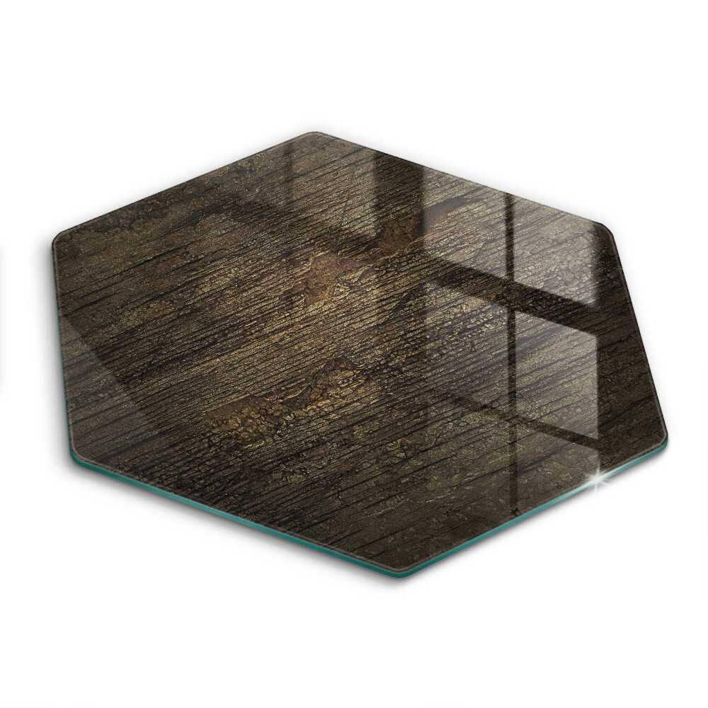 Skleněná deska do kuchyně Textura dřevěné kůry