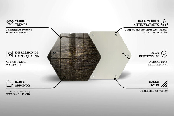 Skleněná deska do kuchyně Textura dřevěné kůry